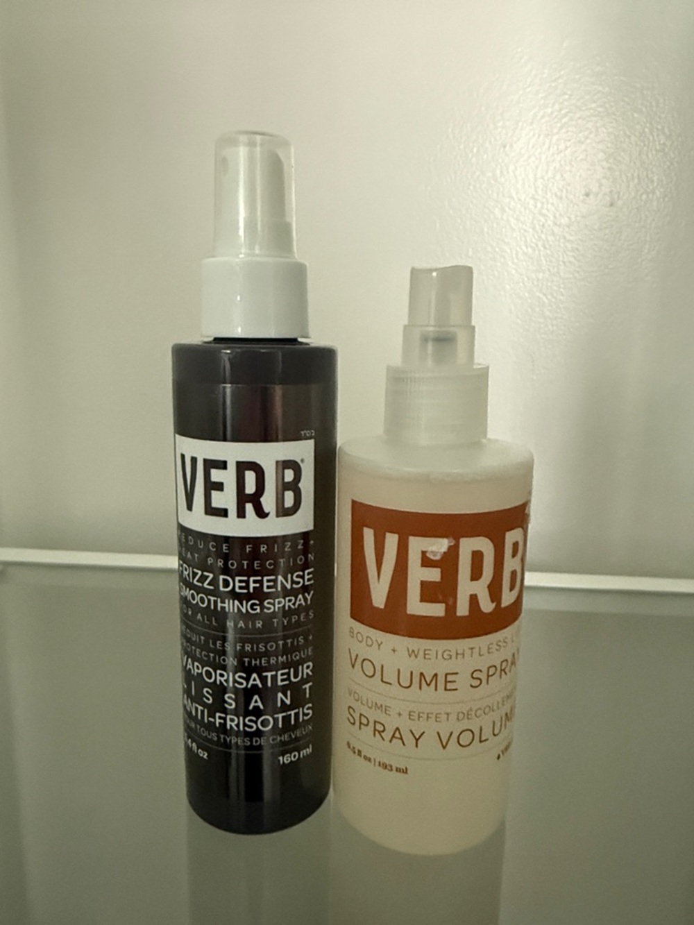 VERB Volume & Frizz Defense Spray Duo - White & Black